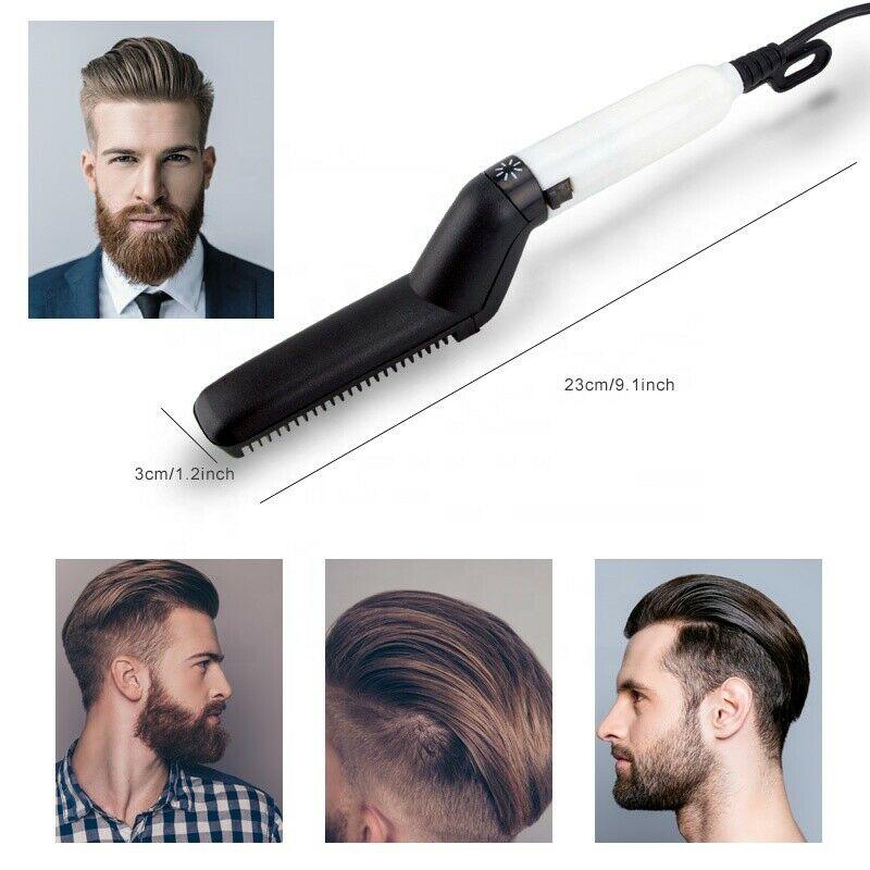 Men Multifunctional Beard Straightener Hair Curler - the-fly-guy-corner